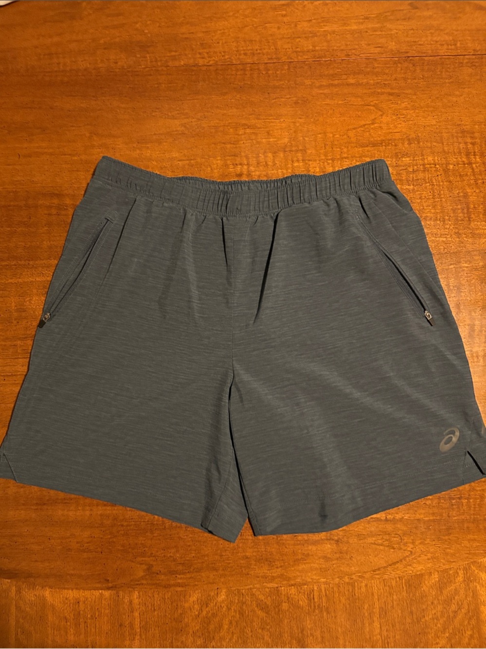 ASICS Men's Lined Athletic Shorts - Heather Blue